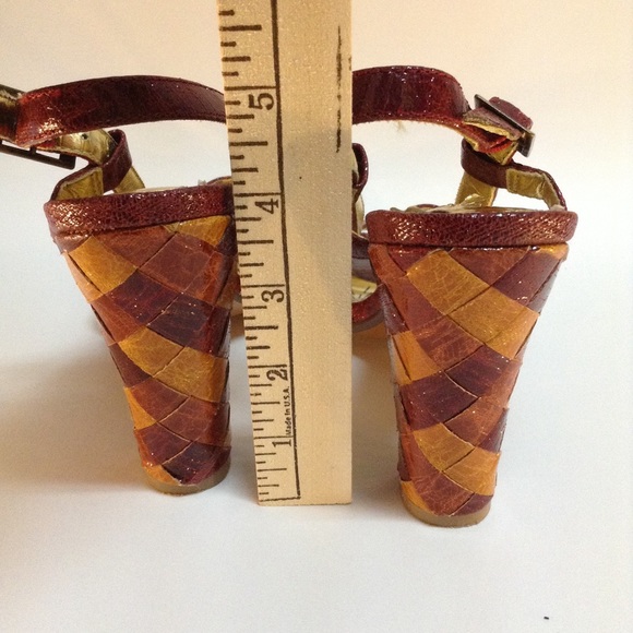 Naughty Monkey Patent Reptile High Heel Sandals - Picture 4 of 8